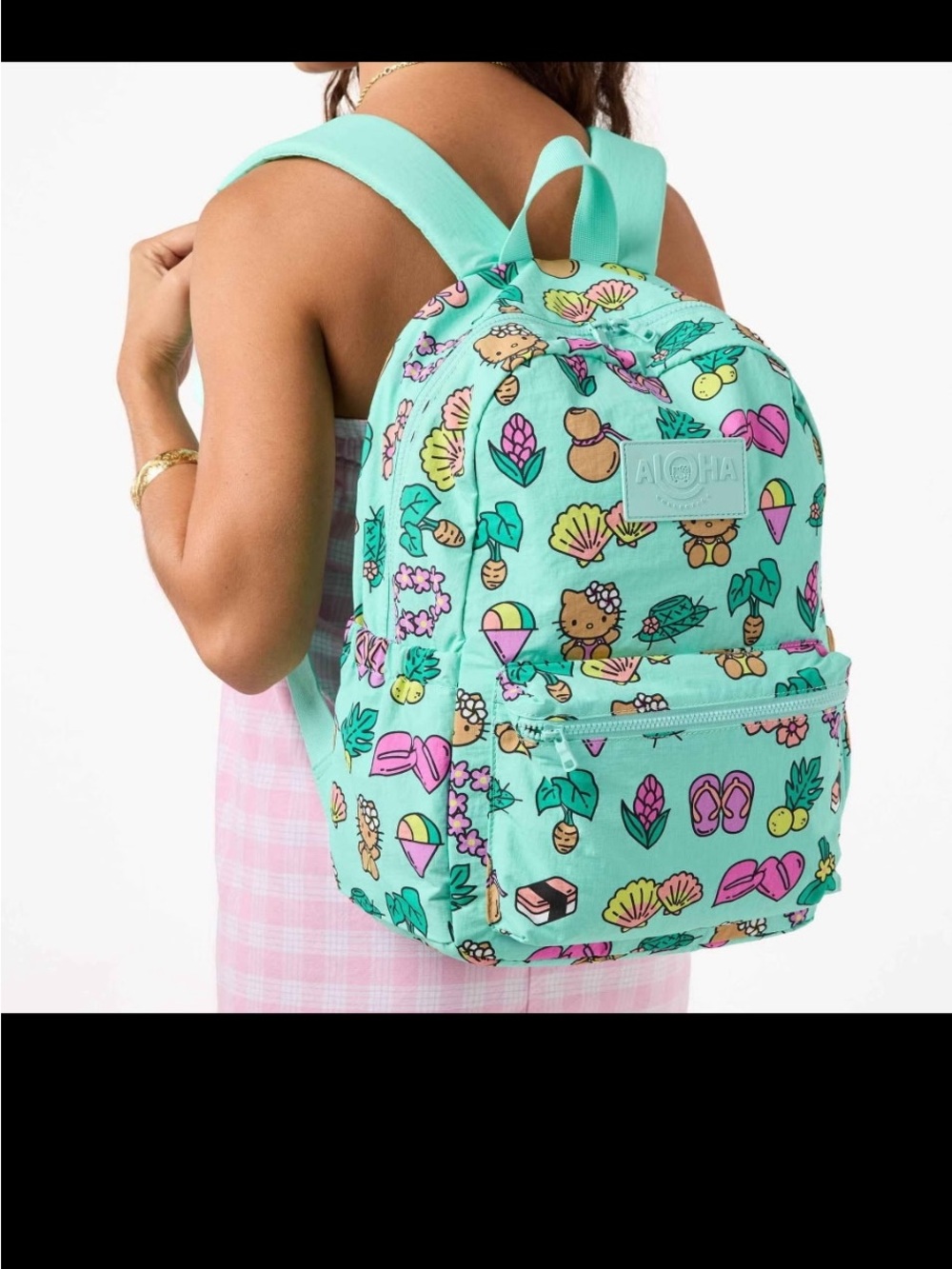 Aloha Hello Kitty Backpack and Lunch Box Splash Green - New in Bag